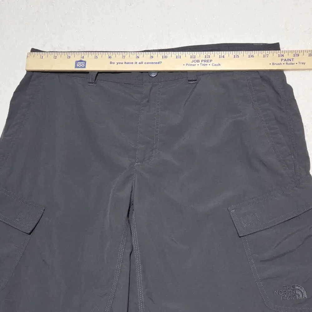 The North Face Mens Hiking Ripstop Cargo Shorts Size 36 x‎ 10 Dark Gray Outdoor